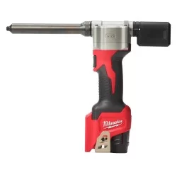 Riveteuse Milwaukee M12 BPRT-201X 1 Batterie 12v 2.0 Ah plus chargeurpour rivets 2.4 à 7.8