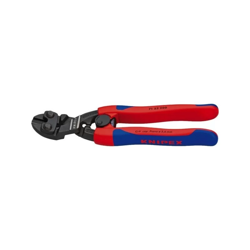 Pince coupe boulon coudée compact Cobolt 200 mm Knipex