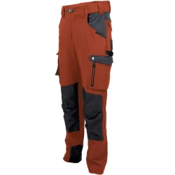 Pantalon de travail Ondra multipoche Terracotta