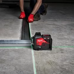 Laser vert 3 lignes 360° Milwaukee 3PLKIT-401P