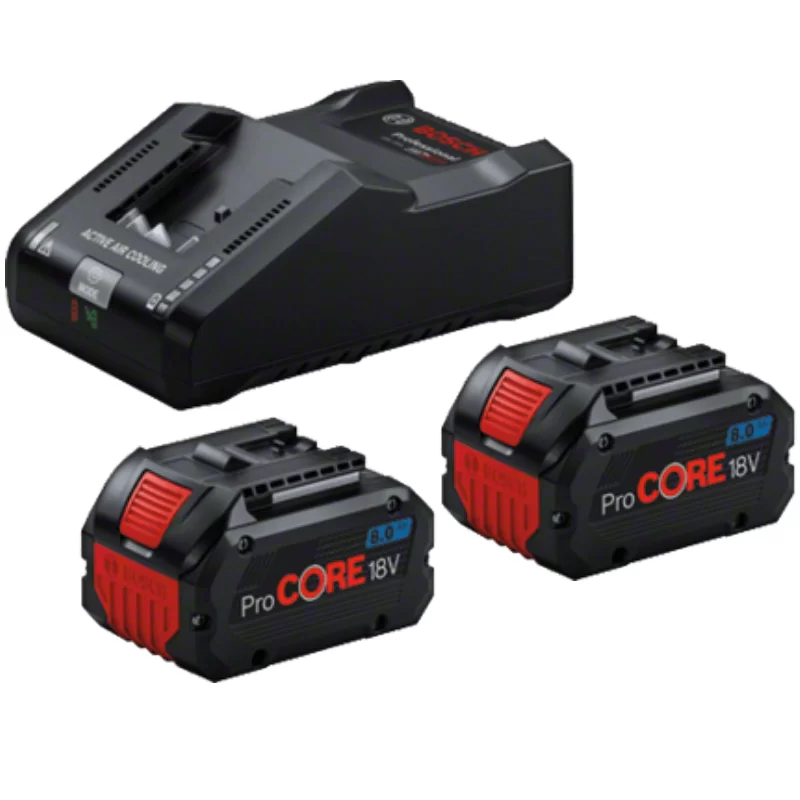 Pack 2 batteries 18V 8.0 Ah avec chargeur