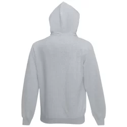 Sweat Shirt avec capuche manche droite Heather Grey