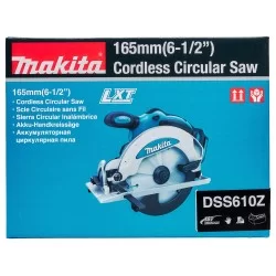 Scie circulaire Makita DSS610Z 18 V Li-Ion 4 Ah diamètre 165 mm sans batterie