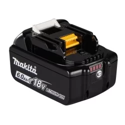 Batterie MAKITA BL1860B Li-ion 18V/6Ah témoin de charge intégré