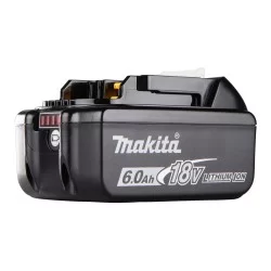 Batterie MAKITA BL1860B Li-ion 18V/6Ah témoin de charge intégré