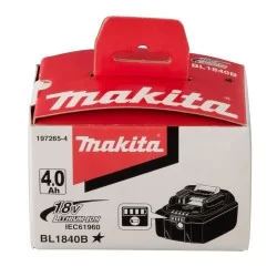 Batterie Makstar Li-Ion 18V 4Ah Makita BL1840B avec témoin de charge