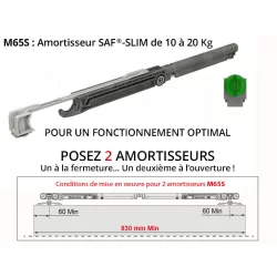 Ferme porte Mantion M65S 10-20 KG