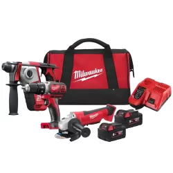 Pack perceuse visseuse avec 2 batteries Milwaukee