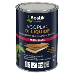 Colle néoprène liquide pour bois et matériaux divers Agoplac Di Liquide Bostik