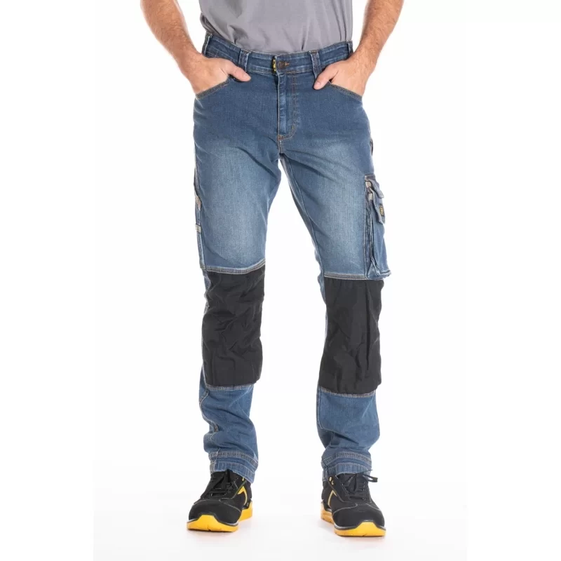 Jeans de travail Rica Lewis stretch JOBPRO avec emplacement genouillères