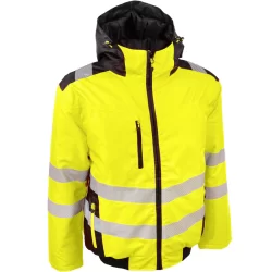 Blouson HV BERGUE type aviateur chaud Jaune