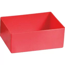 Casier de rangement rouge