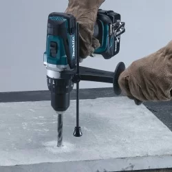 Perceuse visseuse à percussion Makita DHP458Z diamètre 13 mm 18,0 V LXT sans batterie ni chargeur