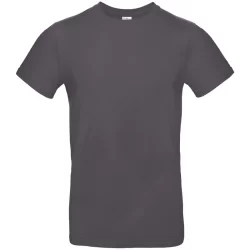 Tee Shirt homme manches courtes  E190 Dark grey 100% coton