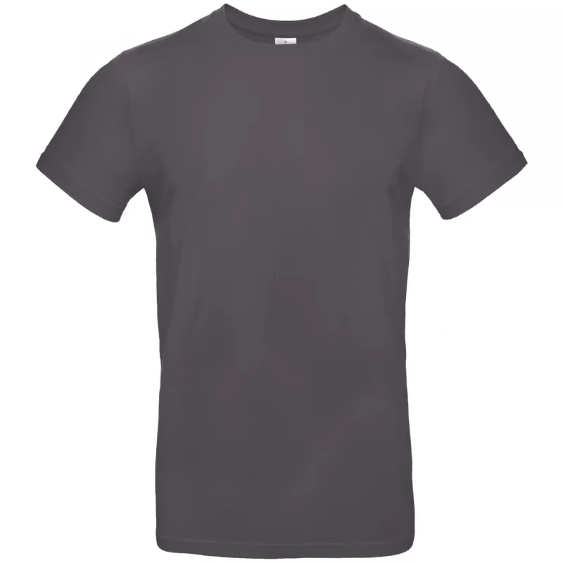 Tee Shirt homme manches courtes  E190 Dark grey 100% coton