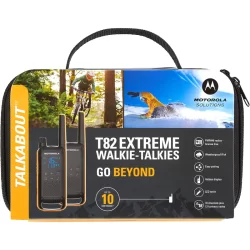 Émetteur récepteur Talkie Walkie T82 Extrême portée 10 km Lot de 2 radios