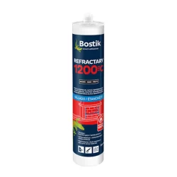 Mastic réfractaire Bostik haute température 1200°C noir cartouche 310 ml