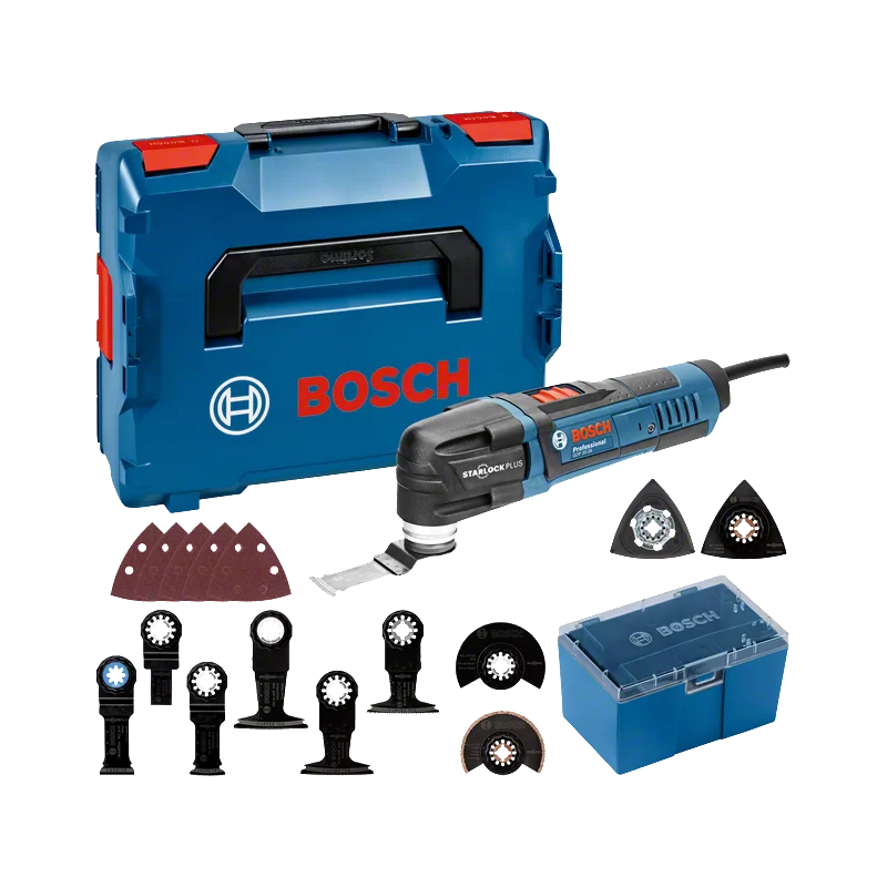 Découpeur ponceur Bosch GOP 30-28 en coffret L-BOXX avec système Starlock Plus