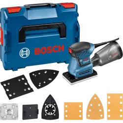 Ponceuse vibrante filaire Bosch GSS 160 Multi 180 W avec plateaux de ponçage et feuilles