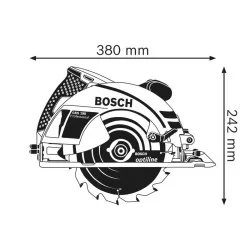 Scie circulaire Bosch GKS 190 Professional livrée en boîte carton