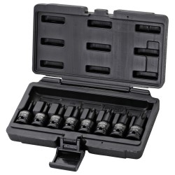 Coffret de 8 douilles à choc courtes Torx 1/2  KStools T30 à T80