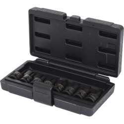 Coffret de 8 douilles à choc courtes Torx 1/2  KStools T30 à T80