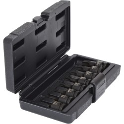 Coffret de 8 douilles à choc courtes Torx 1/2  KStools T30 à T80