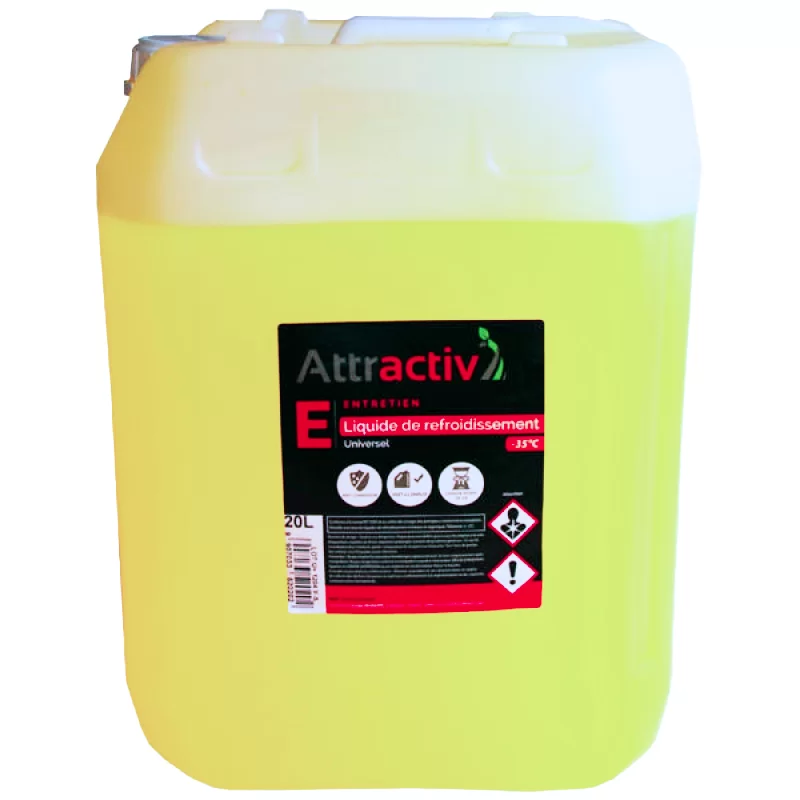 Liquide de refroidissement -35° universel Attractiv' jaune fluo