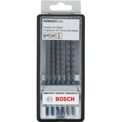 Lame scie sauteuse T Bosch Metal Expert Robust Line coffret de 6 lames