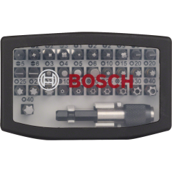 Coffret d'embouts de vissage avec porte-embout universel 32 pièces Bosch