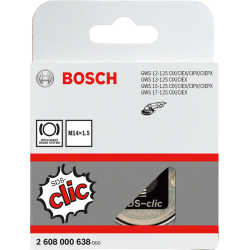 Ecrou de serrage rapide Bosch SDS Clic M14 x 1,5 mm pour meuleuse à frein magnétique