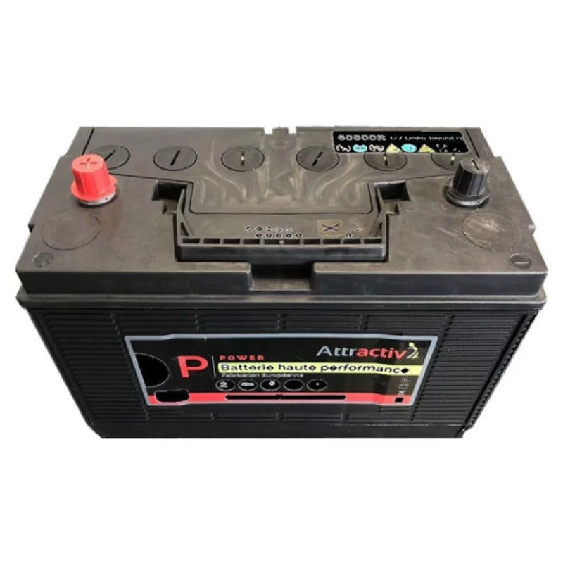 Batterie Attractiv' - liquide 12 V - 120 Ah - 1000 A - 330x175x230 - Bornes centrales