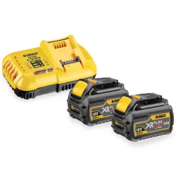 Pack de démarrage DeWalt flexvolt avec 2 batteries autonomie supérieure 54V 6.0Ah et un chargeur rap