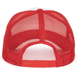 Casquette Trucker KP111 à 5 panneaux White/Red