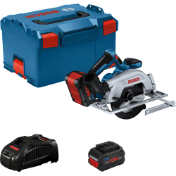 Scie circulaire sans fil GKS 18V-57-2 Bosch avec 2 batteries Li-Ion ProCORE 5,5Ah et chargeur