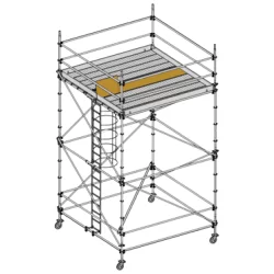 Tour roulante Multivit+ 2 acier galvanisé 3 x 3 m hauteur plancher 4.5m