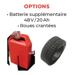 Transpalette électrique lithium 2000 kg 1150 mm / 540 mm