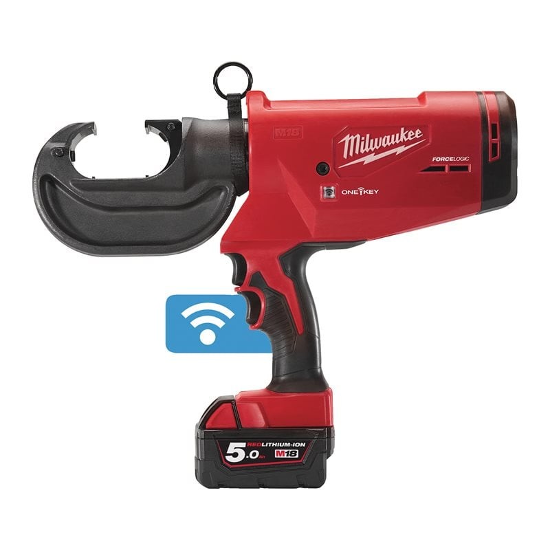 Pince à sertir hydraulique 18 volts Force Logic 109 kN Milwaukee M18 HCCT109/42-522C