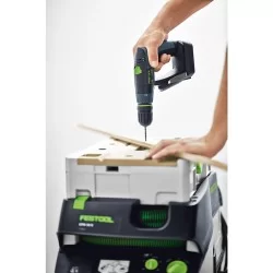 Perceuse-visseuse sans fil Festool CXS Li 2,6-Set 10.8 V 2.6 Ah en coffret avec 2 batteries