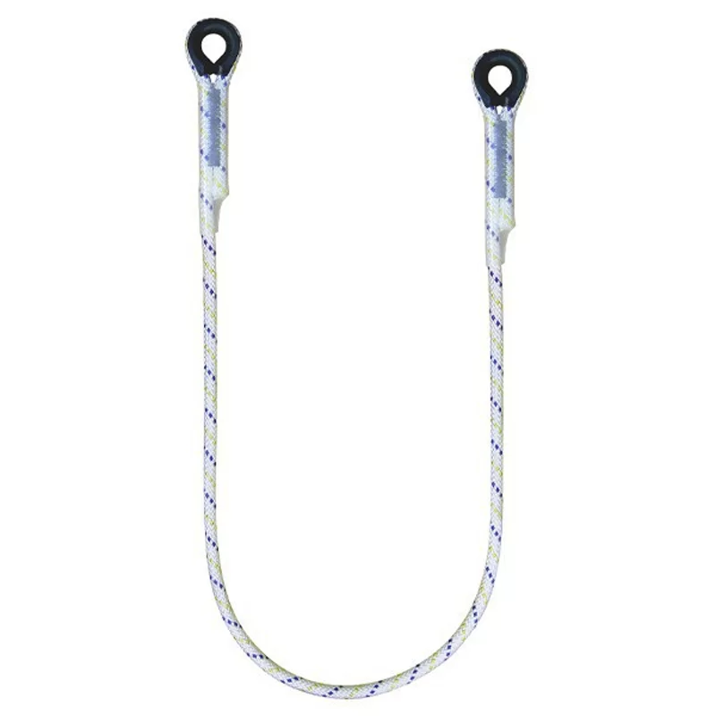 Longe de sécurité polyamide Levac 3617 diamètre 10.5mm 2 boucles 1m