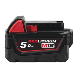 Batterie M18 B5 Milwaukee 18V 5.0 Ah Red lithium