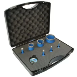 Coffret couronnes diamant carrelage SX-2000/M14 - Ø 06, 08, 10, 12, 35, 45 et 68 mm