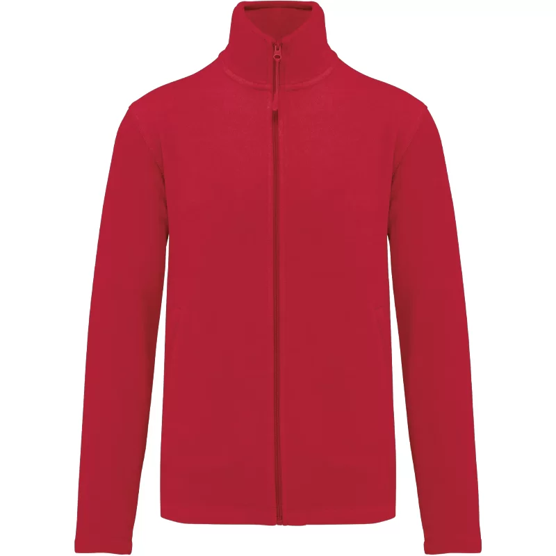 Veste micropolaire zippée Falco 2 poches zipées Rouge