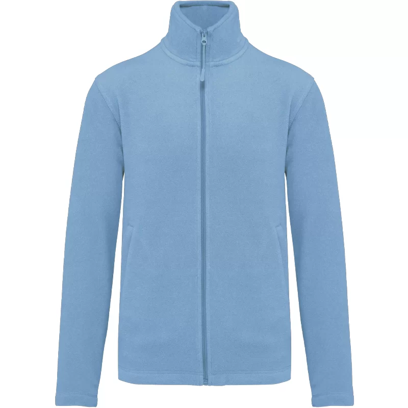 Veste micropolaire zippée Falco 2 poches zipées Sky Blue