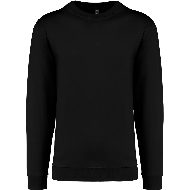 Sweat col rond unisexe K474 Black