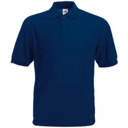 Polo homme 65% polyester 35% coton coloris bleu navy