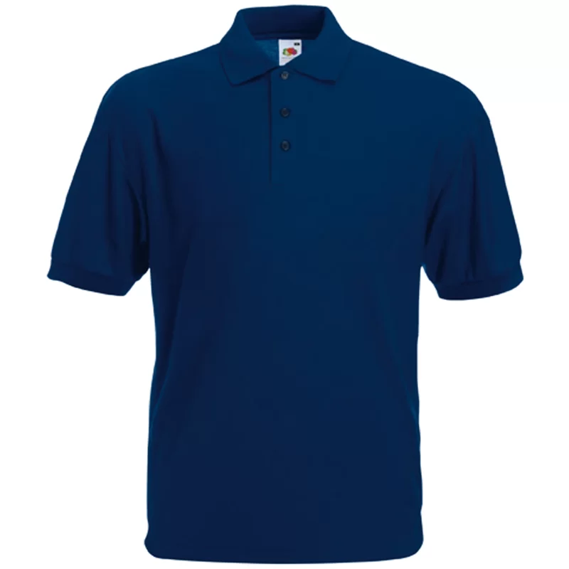 Polo homme 65% polyester 35% coton coloris bleu navy