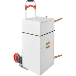 Diable compact pliable bavette aluminium charge 125 kg