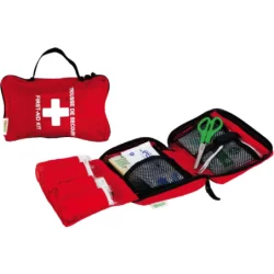 Trousse de secours flotte auto 18 x 12 x 5 cm avec 2 éthylotests