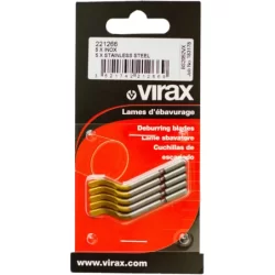 Pack de 5 lames spécial Inox (couleur dorée) pour ébavureur crayon